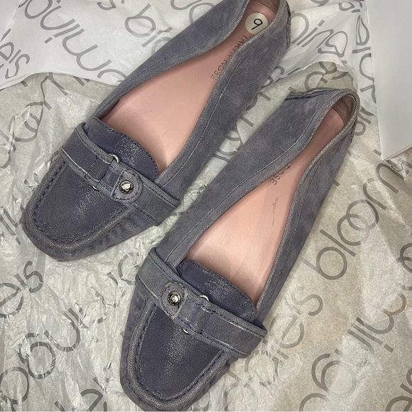 TARYN ROSE Blue Slip on Loafers 9 (fits 9.5) - Picture 5 of 7